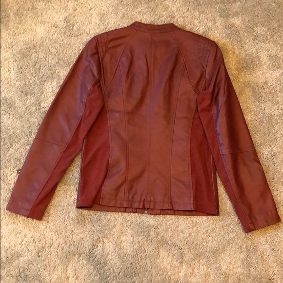 NWT Women’s Sebby Faux Leather Jacket - Picture 4 of 8